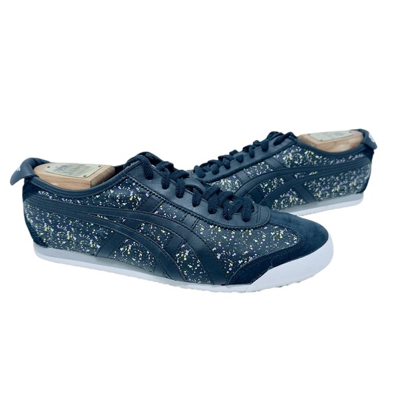 Onitsuka Tiger Mexico 66 Paint Splatter Black Size 10 Women’s - Picture 1 of 9